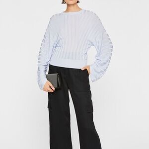 Plaited Dolman sleeve top